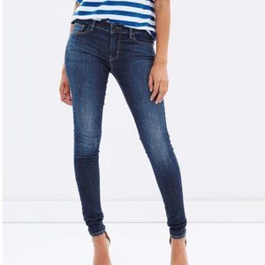 Levi's  710 Super Skinny Medium Wash Jeans sz 27